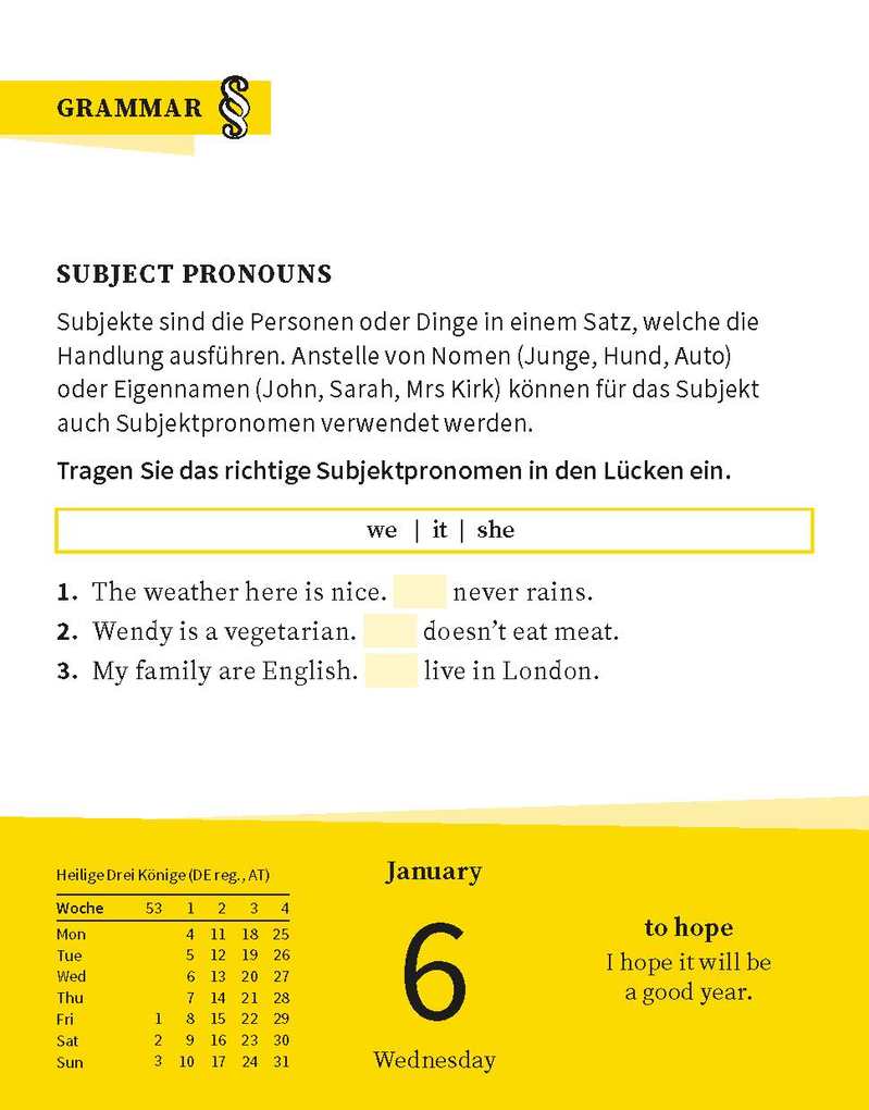 Weitere Ansicht: Langenscheidt Sprachkalender Englisch 2027 | Dominic Butler