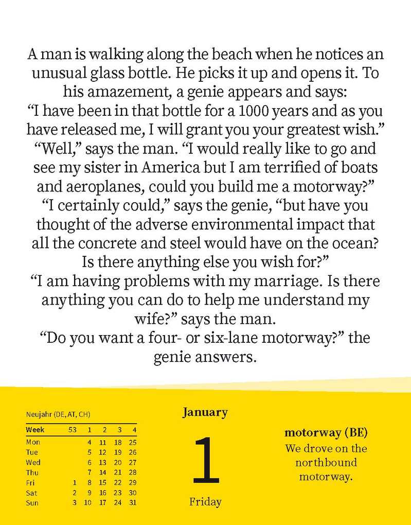Weitere Ansicht: Langenscheidt Sprachkalender A Joke a Day 2027