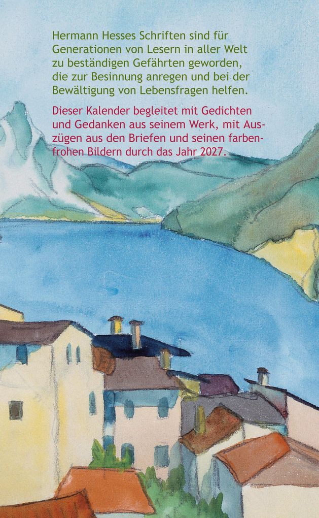 Weitere Ansicht: Hermann Hesse Kalender für das Jahr 2027 | Hermann Hesse