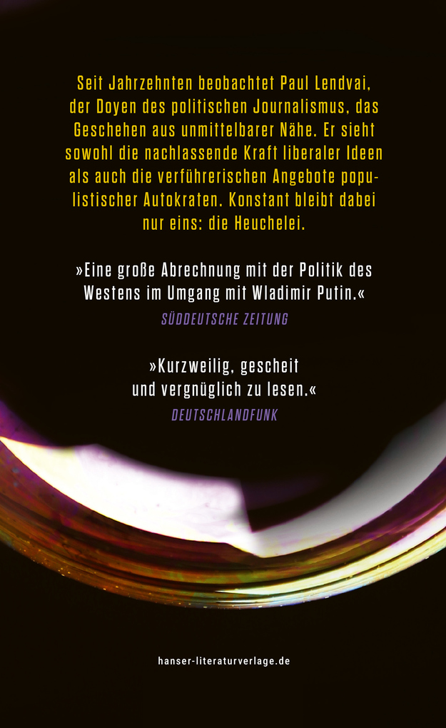 Weitere Ansicht: Über die Heuchelei | Paul Lendvai