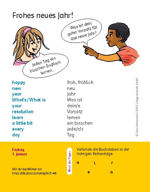 Weitere Ansicht: Langenscheidt Kinderkalender Englisch 2027