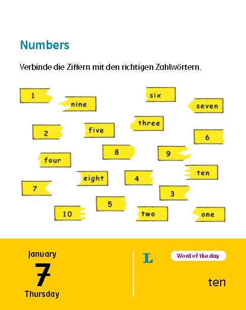 Weitere Ansicht: Langenscheidt Kinderkalender Englisch 2027