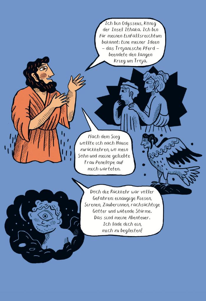 Weitere Ansicht: Die Odyssee. Graphic Novel | Nicolás Schuff
