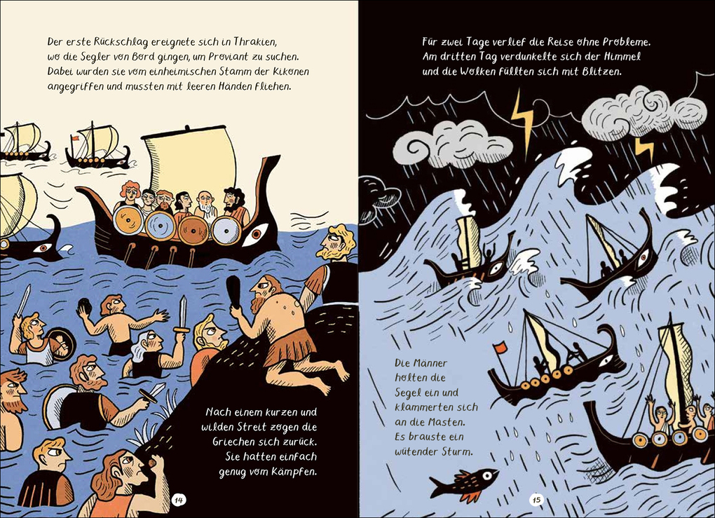 Weitere Ansicht: Die Odyssee. Graphic Novel | Nicolás Schuff