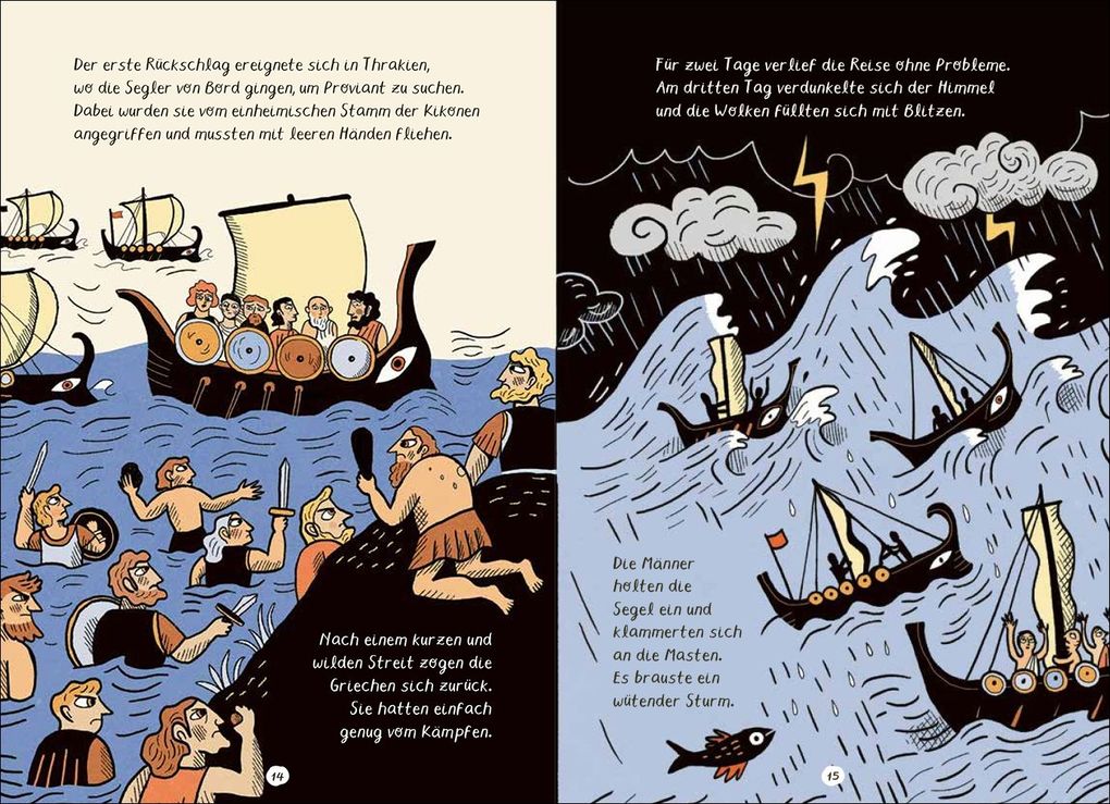 Weitere Ansicht: Die Odyssee. Graphic Novel | Nicolás Schuff