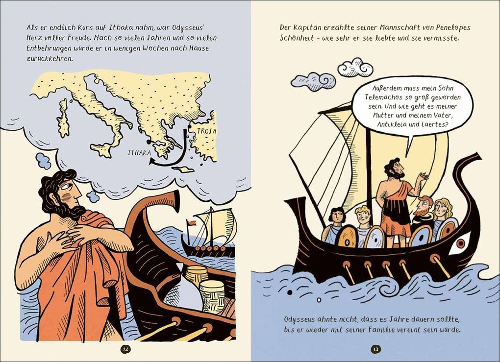 Weitere Ansicht: Die Odyssee. Graphic Novel | Nicolás Schuff