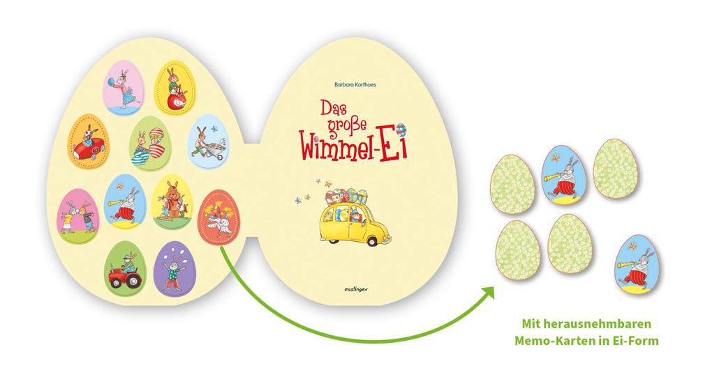 Weitere Ansicht: Das große Wimmel-Ei, mit Eier-Memospiel