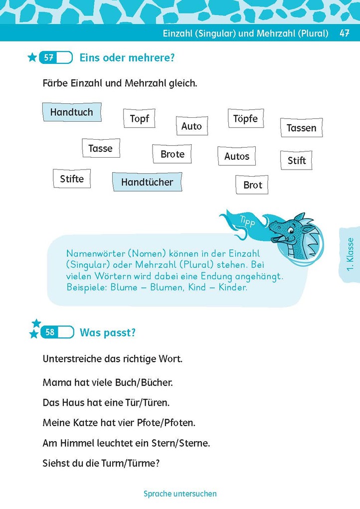 Weitere Ansicht: Team Drachenstark: Kurztests Deutsch 1./2. Klasse
