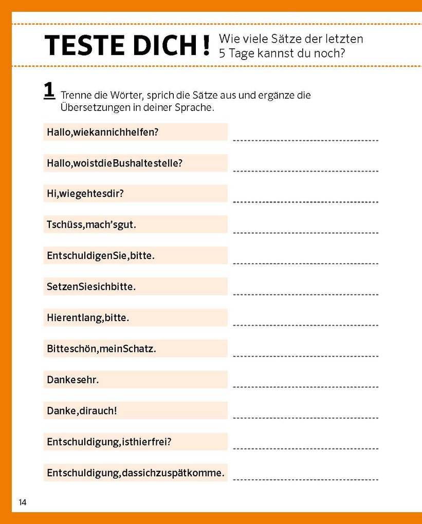 Weitere Ansicht: PONS Von 0 auf 500 Sätze Deutsch