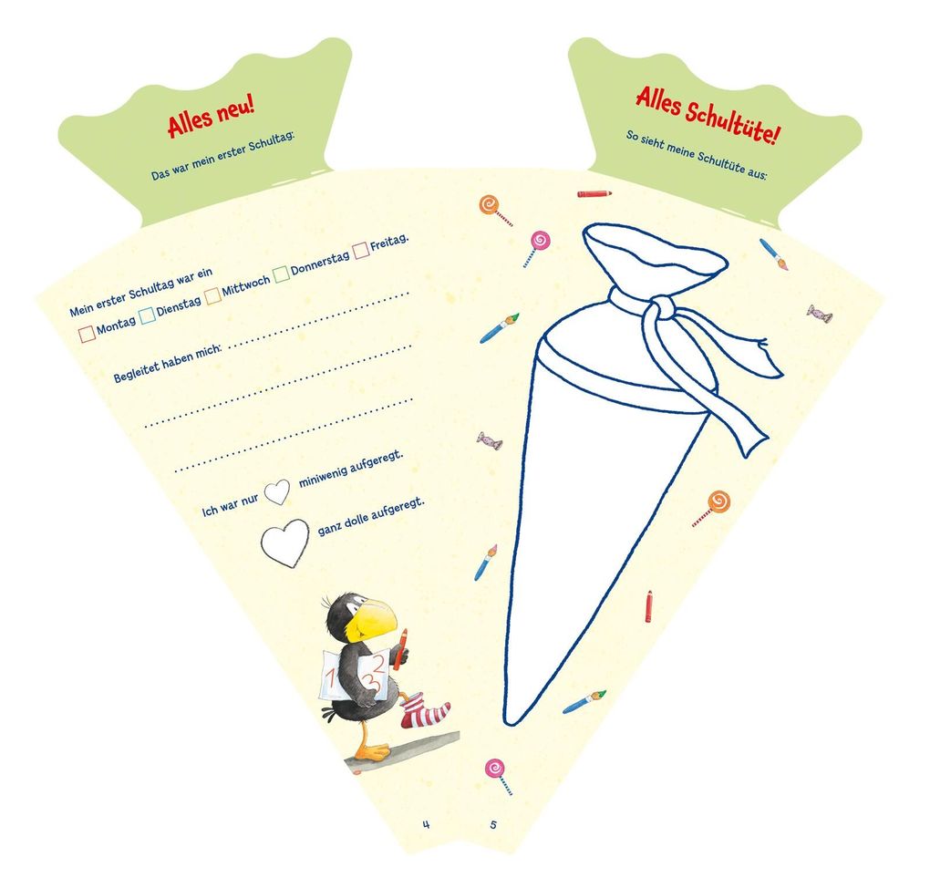 Weitere Ansicht: Der kleine Rabe Socke: Hallo Schule, jetzt komme ich!