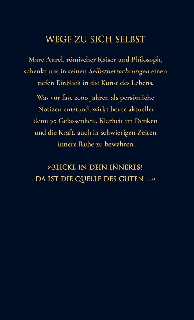 Weitere Ansicht: Selbstbetrachtungen | Marc Aurel