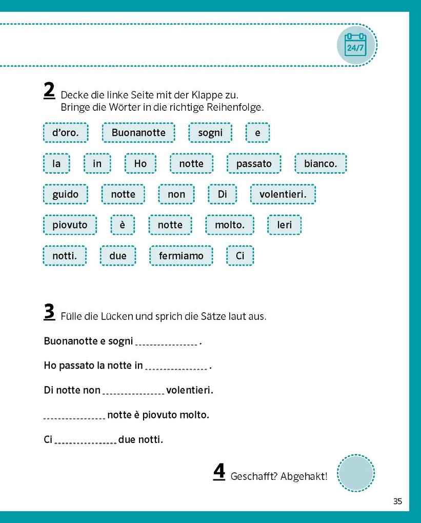 Weitere Ansicht: PONS Von 0 auf 500 Sätze Italienisch