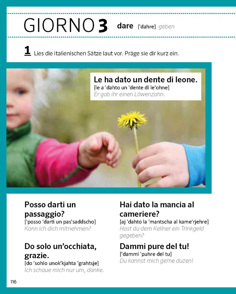 Weitere Ansicht: PONS Von 0 auf 500 Sätze Italienisch