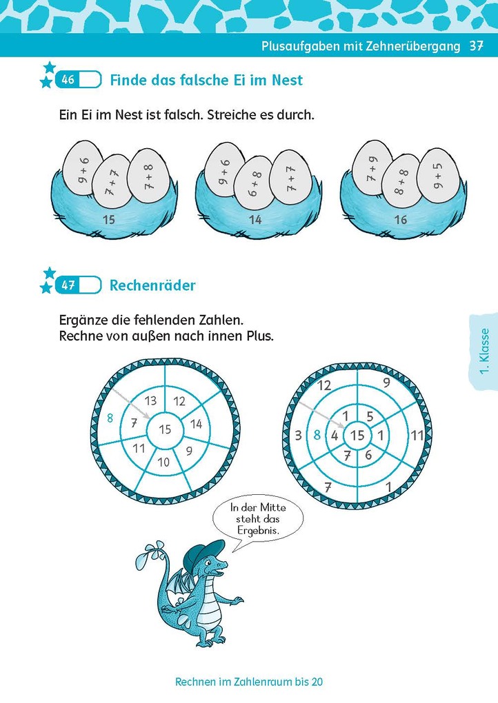 Weitere Ansicht: Team Drachenstark: Kurztests Mathe 1./2. Klasse