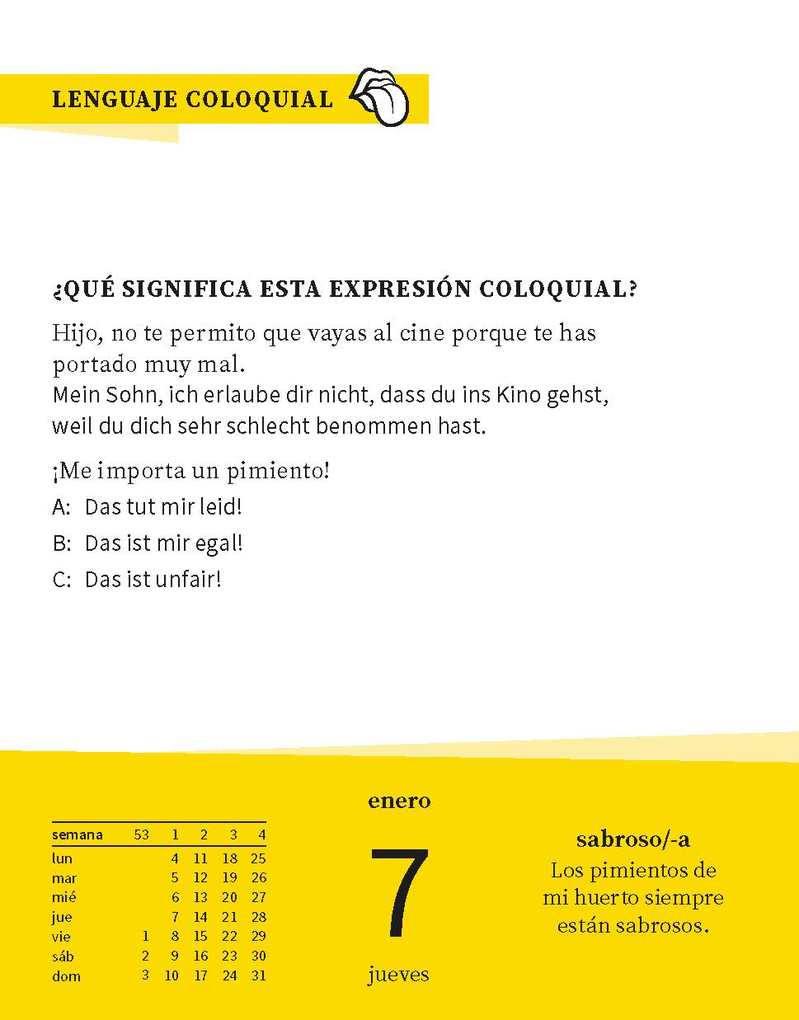 Weitere Ansicht: Langenscheidt Sprachkalender Spanisch 2027