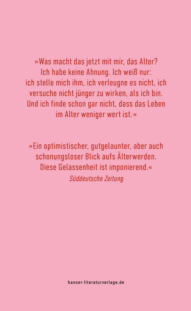 Weitere Ansicht: Altern | Elke Heidenreich