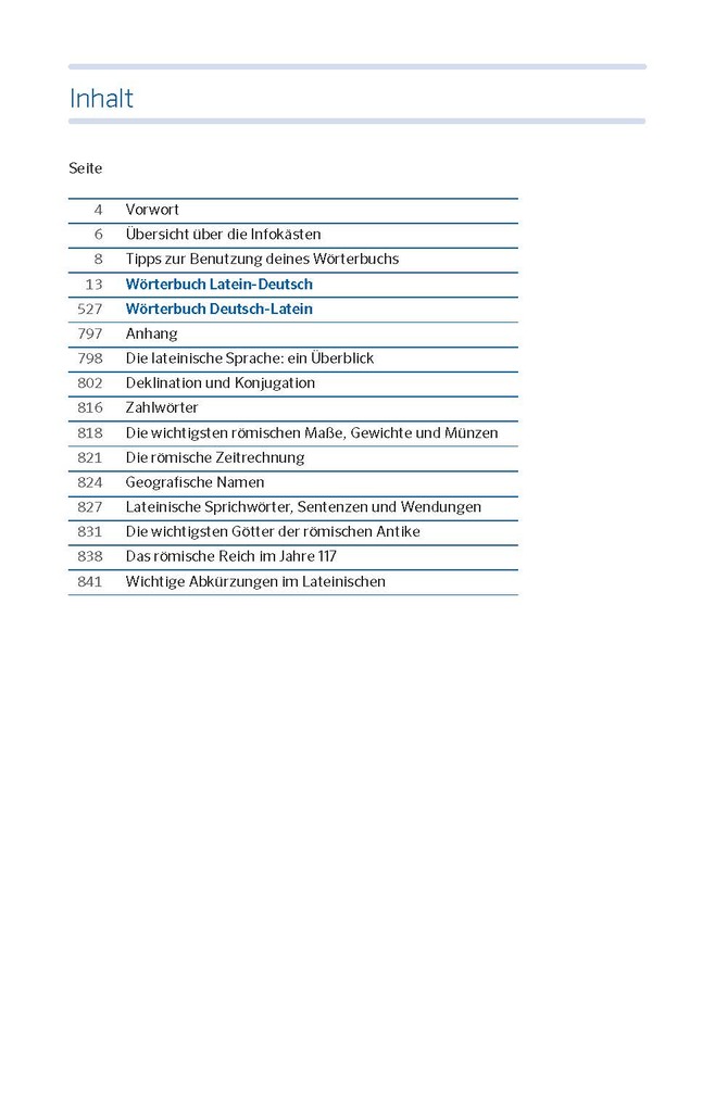 Weitere Ansicht: PONS Das große Schulwörterbuch Latein