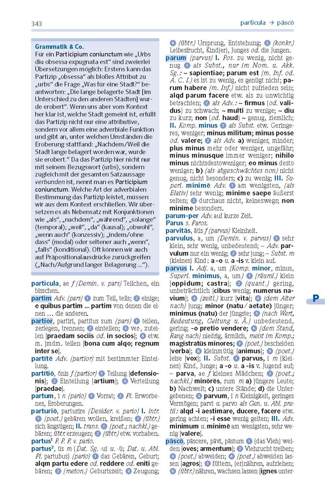 Weitere Ansicht: PONS Das große Schulwörterbuch Latein