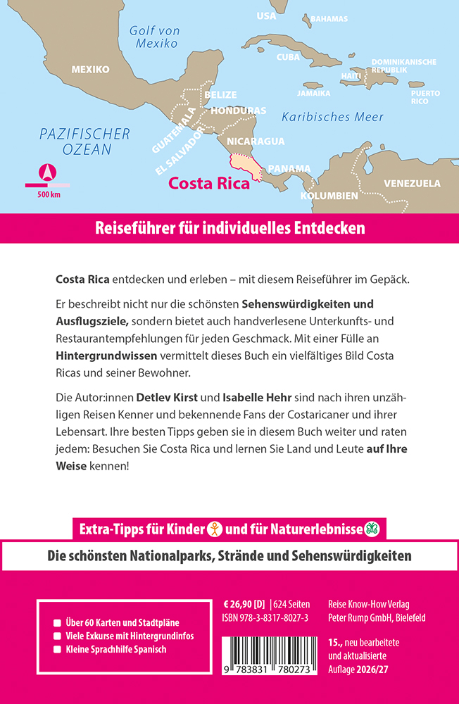Weitere Ansicht: Reise Know-How Reiseführer Costa Rica | Detlev Kirst, Isabelle Hehr