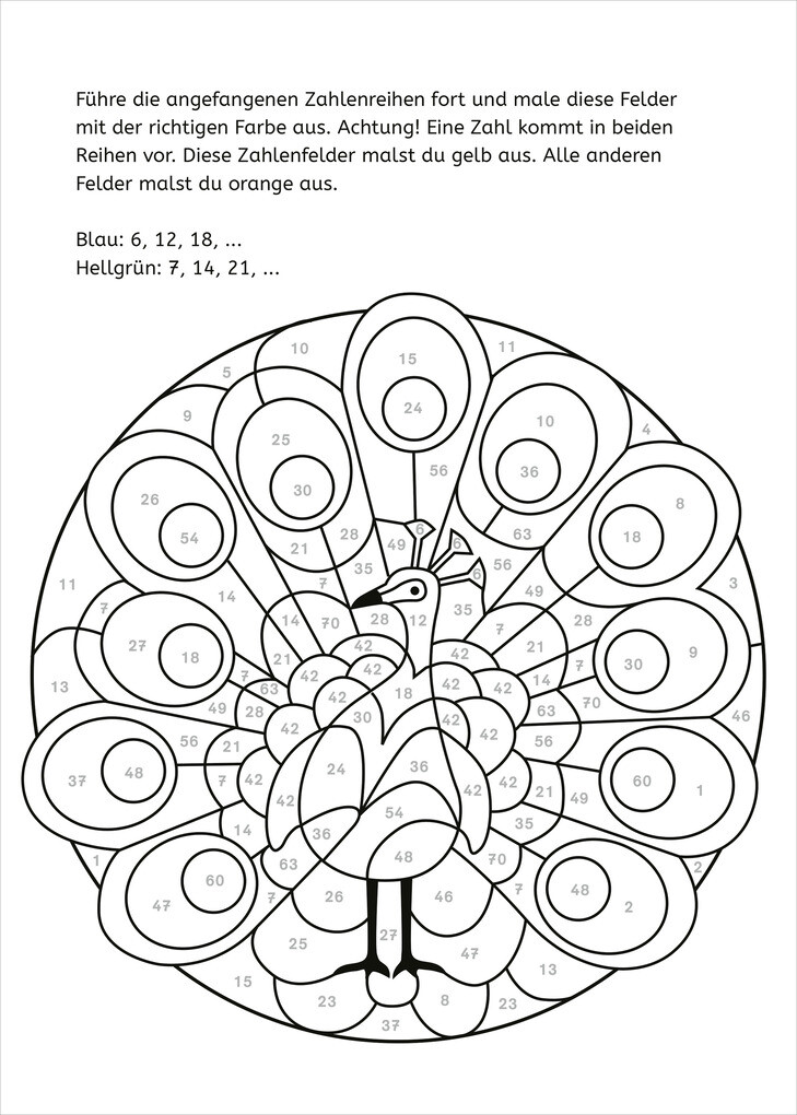 Weitere Ansicht: LERNSTERN. Mein Mathe-Malblock. Rechnen bis 100 | Sabine Schwertführer