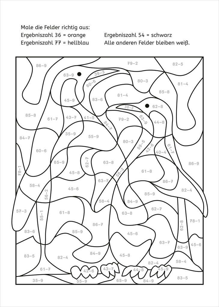 Weitere Ansicht: LERNSTERN. Mein Mathe-Malblock. Rechnen bis 100 | Sabine Schwertführer