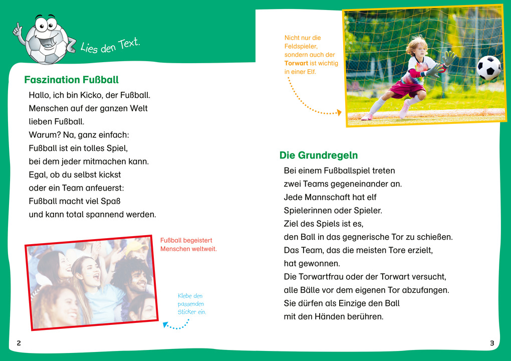 Weitere Ansicht: WAS IST WAS Erstes Lesen. Leserätsel Fußball | Waltraud Grill