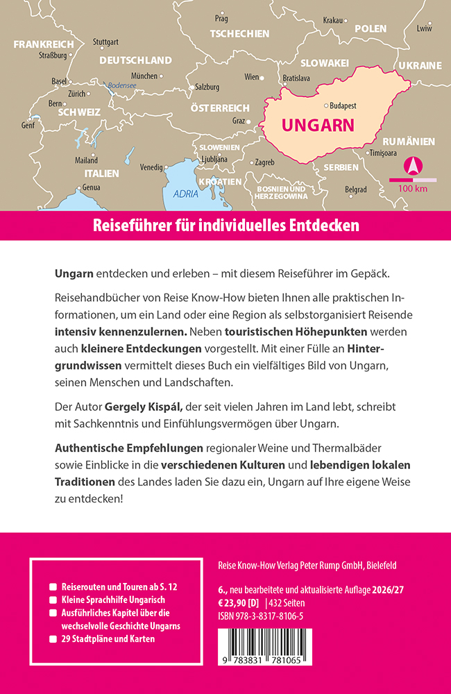 Weitere Ansicht: Reise Know-How Reiseführer Ungarn | Gergely Kispál