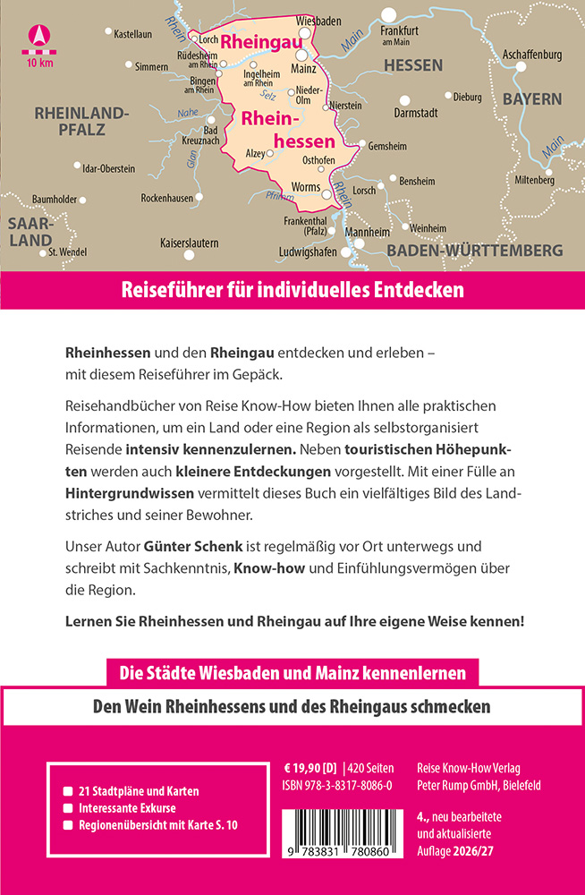 Weitere Ansicht: Reise Know-How Reiseführer Rheinhessen, Rheingau | Günter Schenk