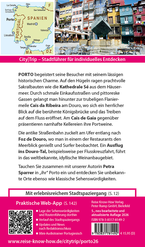 Weitere Ansicht: Reise Know-How CityTrip Porto | Petra Sparrer