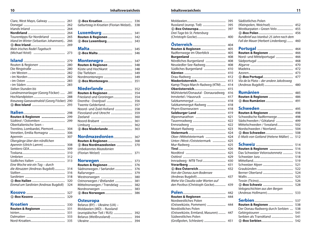 Weitere Ansicht: Reise Know-How Reiseführer Europa per Rad | Herbert Lindenberg