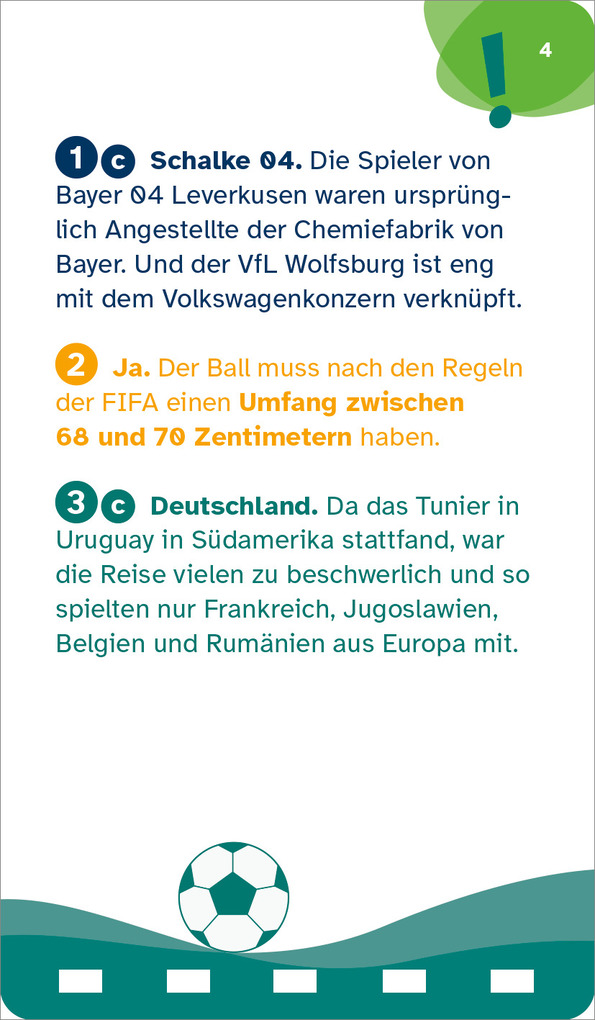 Weitere Ansicht: WAS IST WAS Quiz Fußball