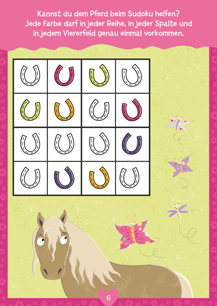 Weitere Ansicht: Mein knallbunter Rätselmix. Pferde & Einhörner