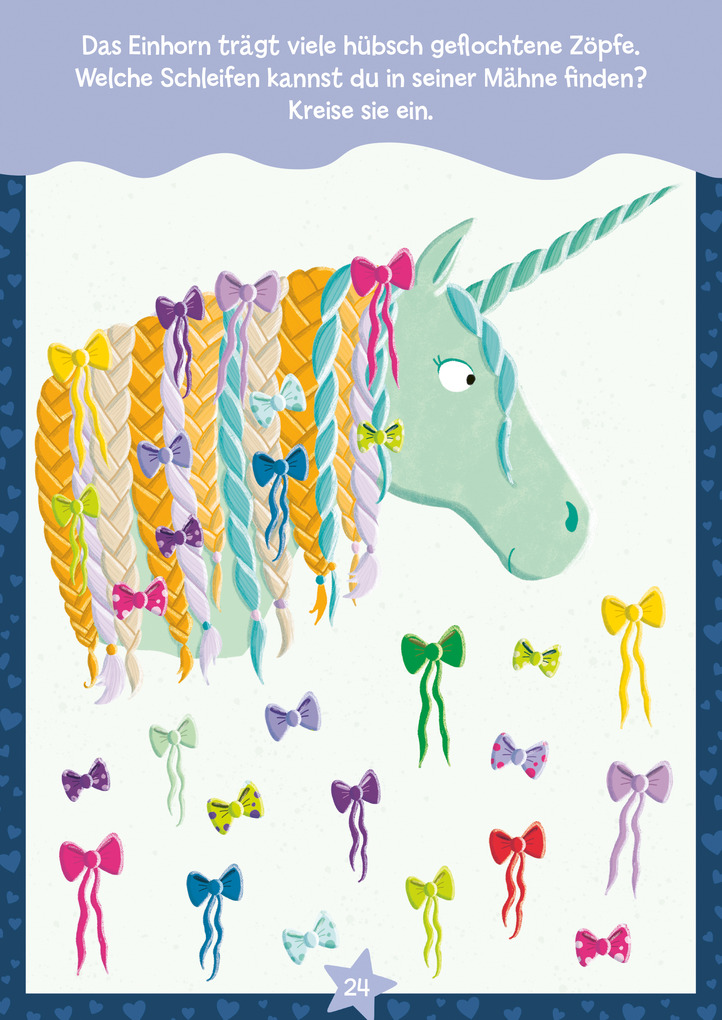 Weitere Ansicht: Mein knallbunter Rätselmix. Pferde & Einhörner