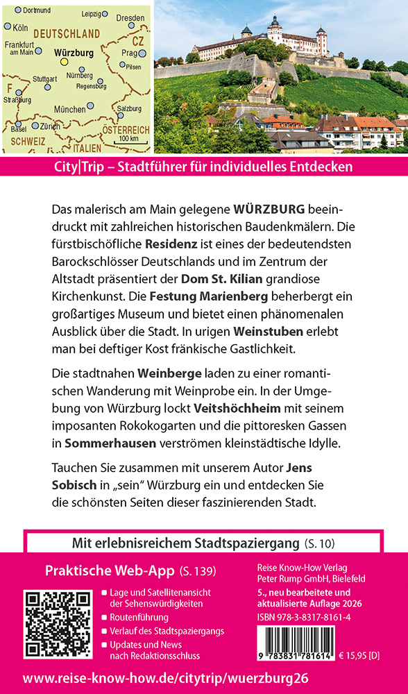 Weitere Ansicht: Reise Know-How CityTrip Würzburg | Jens Sobisch