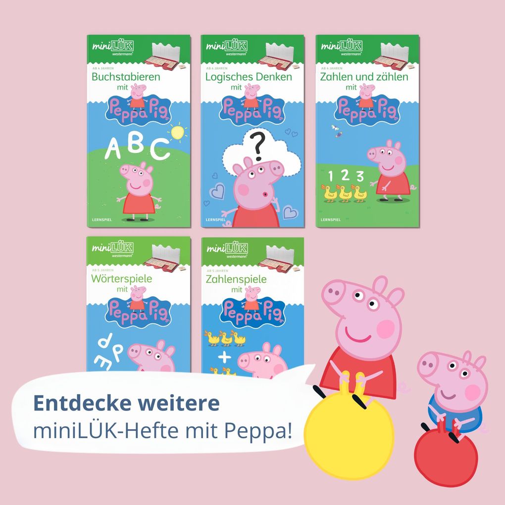 Weitere Ansicht: miniLÜK. Kindergarten/Vorschule Konzentrationsspiele mit Peppa Pig