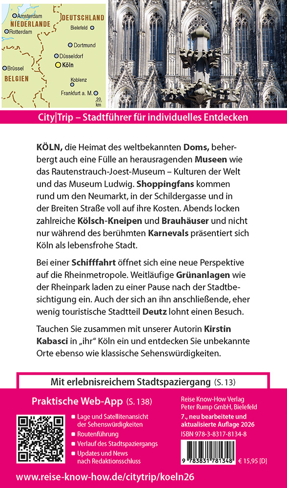 Weitere Ansicht: Reise Know-How CityTrip Köln | Kirstin Kabasci