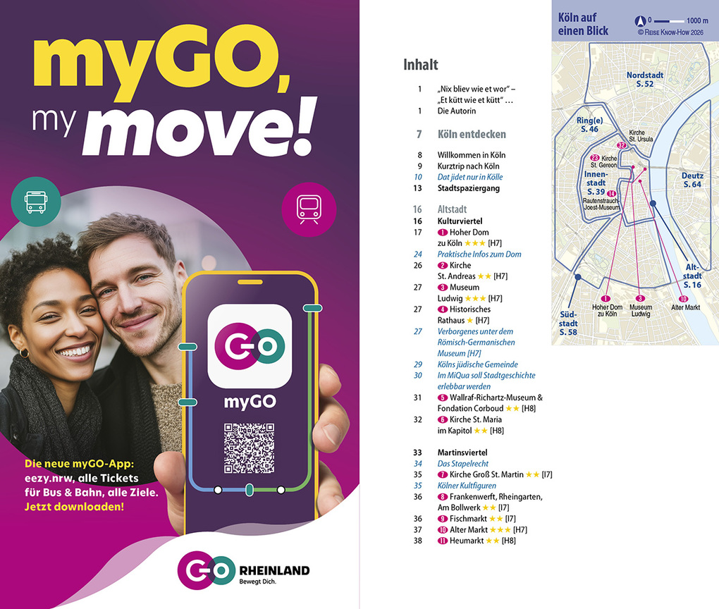 Weitere Ansicht: Reise Know-How CityTrip Köln | Kirstin Kabasci