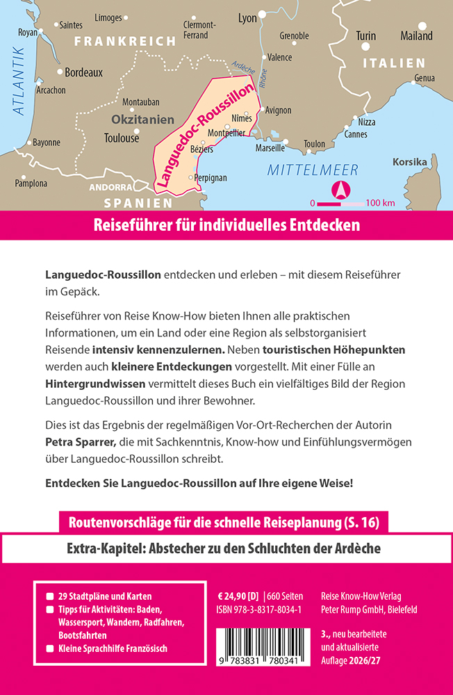 Weitere Ansicht: Reise Know-How Reiseführer Languedoc-Roussillon | Petra Sparrer