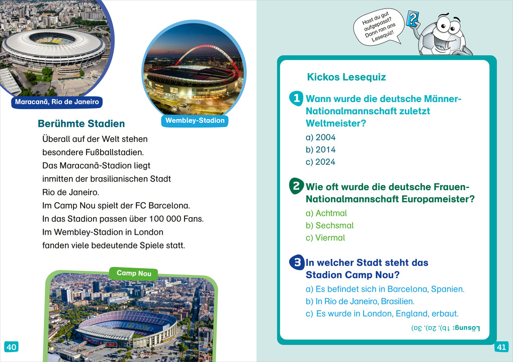 Weitere Ansicht: WAS IST WAS Erstes Lesen. Fußball | Christina Braun