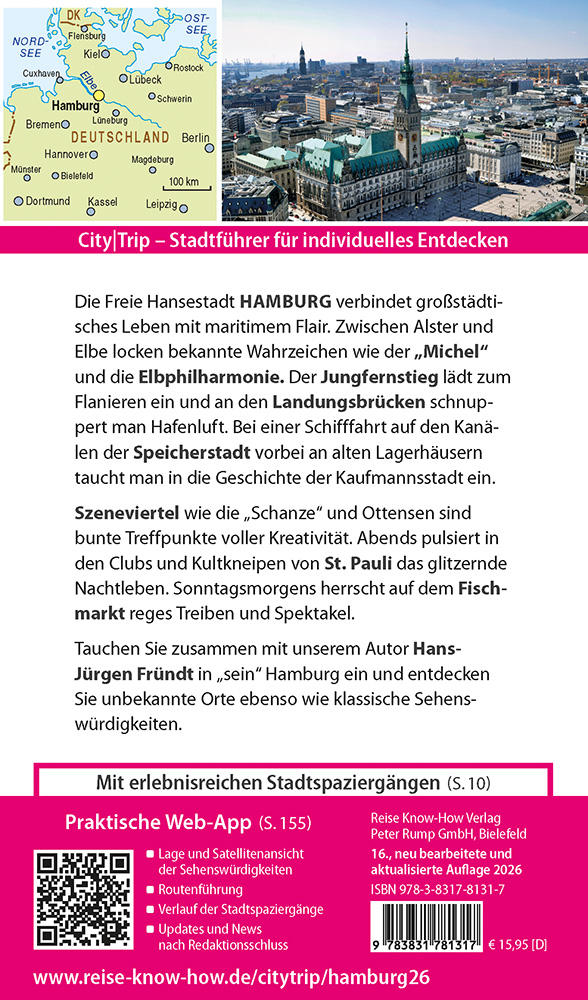 Weitere Ansicht: Reise Know-How CityTrip Hamburg | Hans-Jürgen Fründt