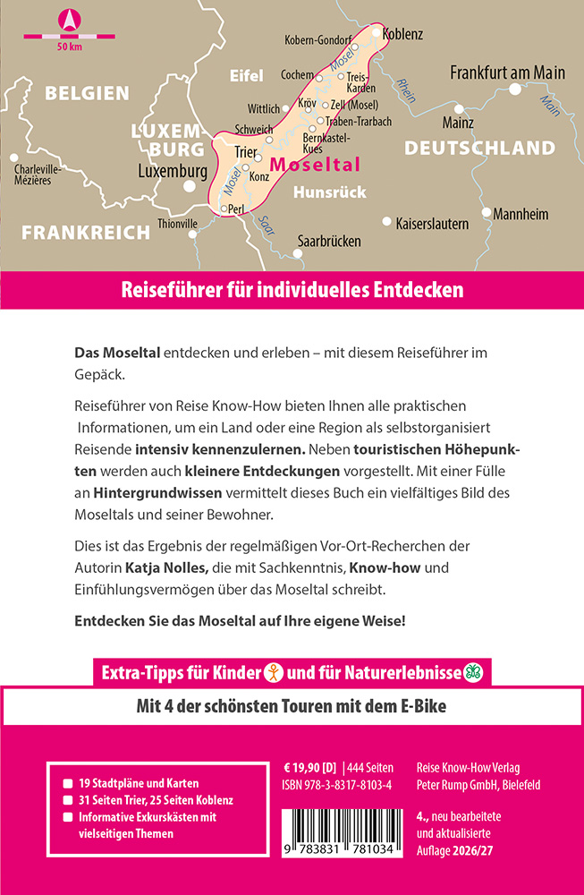 Weitere Ansicht: Reise Know-How Reiseführer Mosel | Katja Nolles