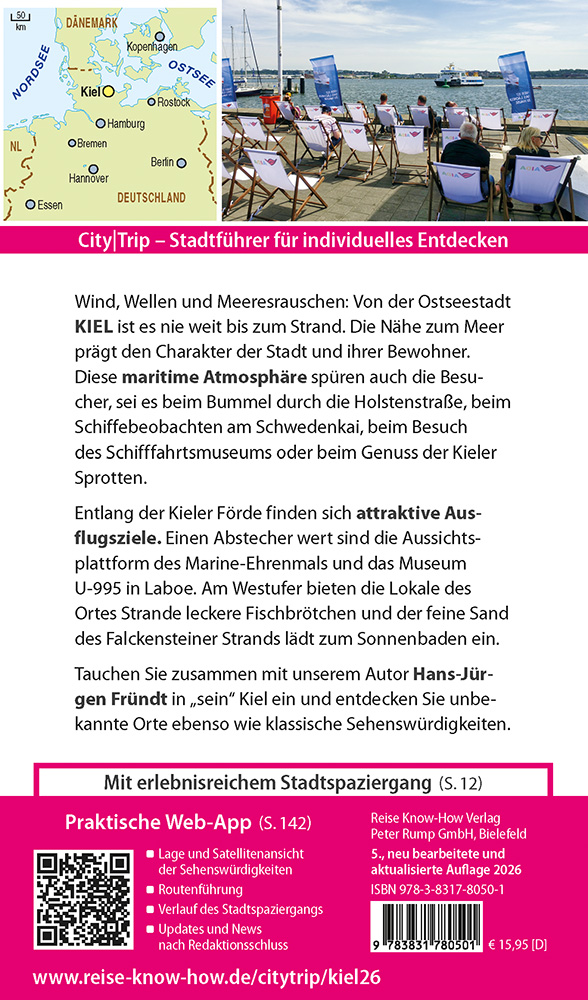 Weitere Ansicht: Reise Know-How CityTrip Kiel mit Kieler Förde | Hans-Jürgen Fründt