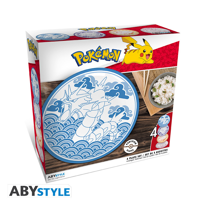 Weitere Ansicht: POKEMON - Set of 4 Plates - Japanese Style