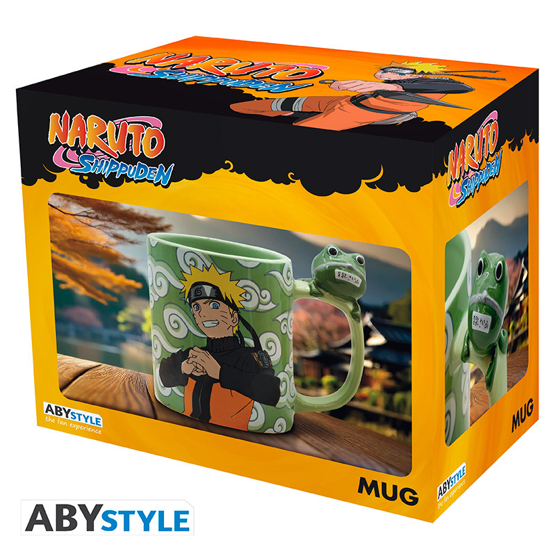 Weitere Ansicht: NARUTO SHIPPUDEN - Mug 3D handle - Naruto and Gama-chan