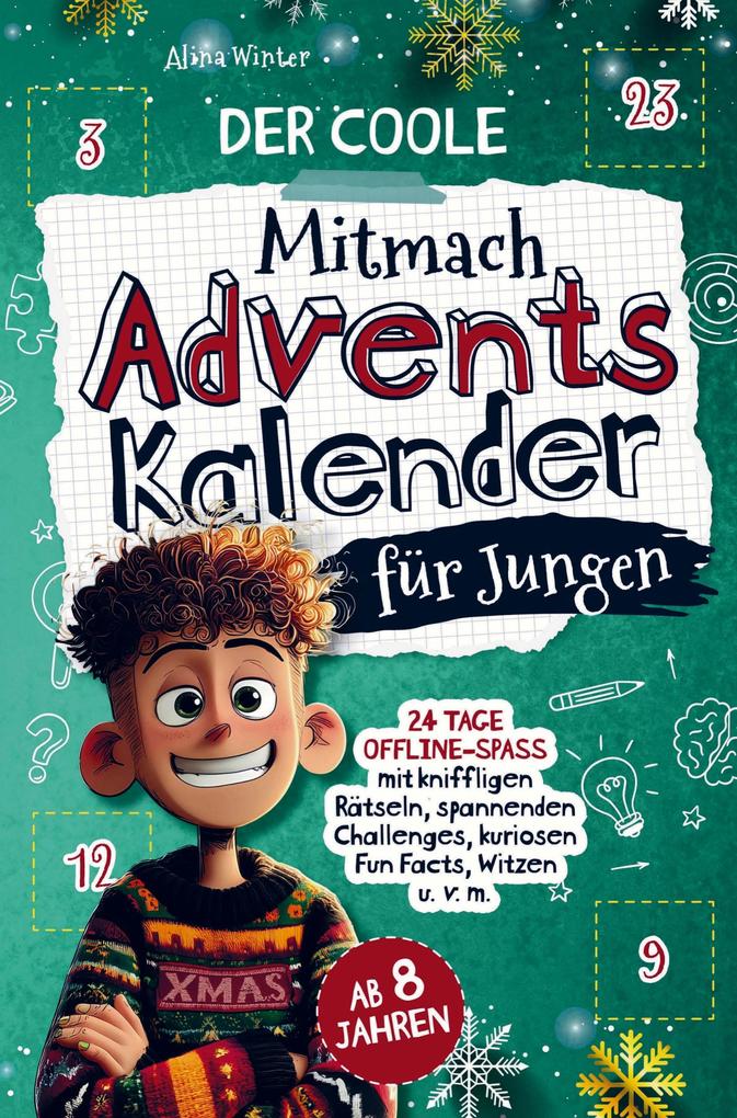 Produktbild: Der coole Mitmach-Adventskalender für Jungen | Alina Winter