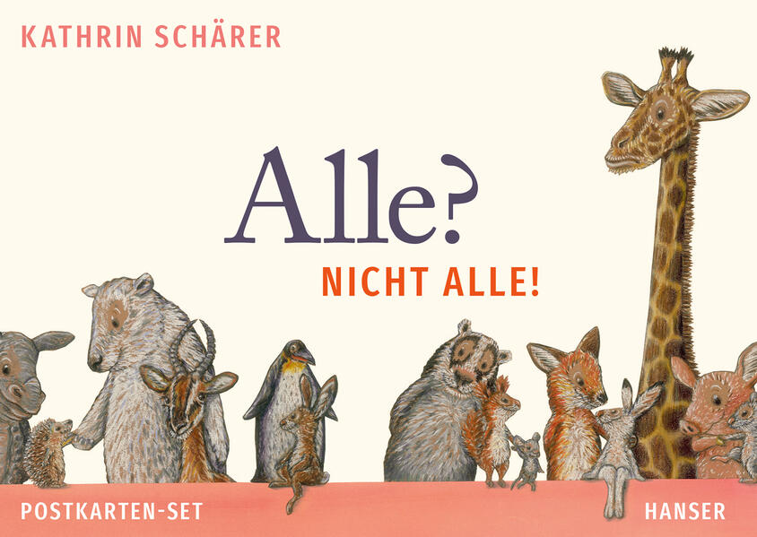 Produktbild: Alle? Nicht alle! Postkarten-Set | Kathrin Schärer