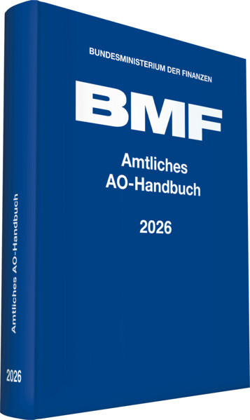 Produktbild: Amtliches AO-Handbuch 2026
