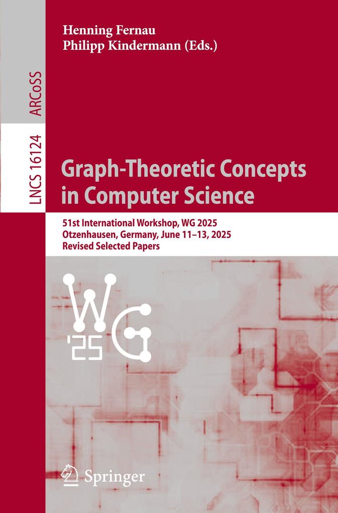 Produktbild: Graph-Theoretic Concepts in Computer Science