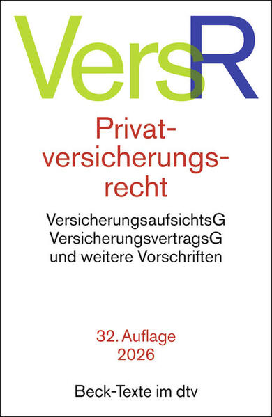Produktbild: Privatversicherungsrecht. VersR