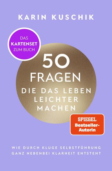Produktbild: 50 Fragen, die das Leben leichter machen - Das Kartenset zum Buch | Karin Kuschik